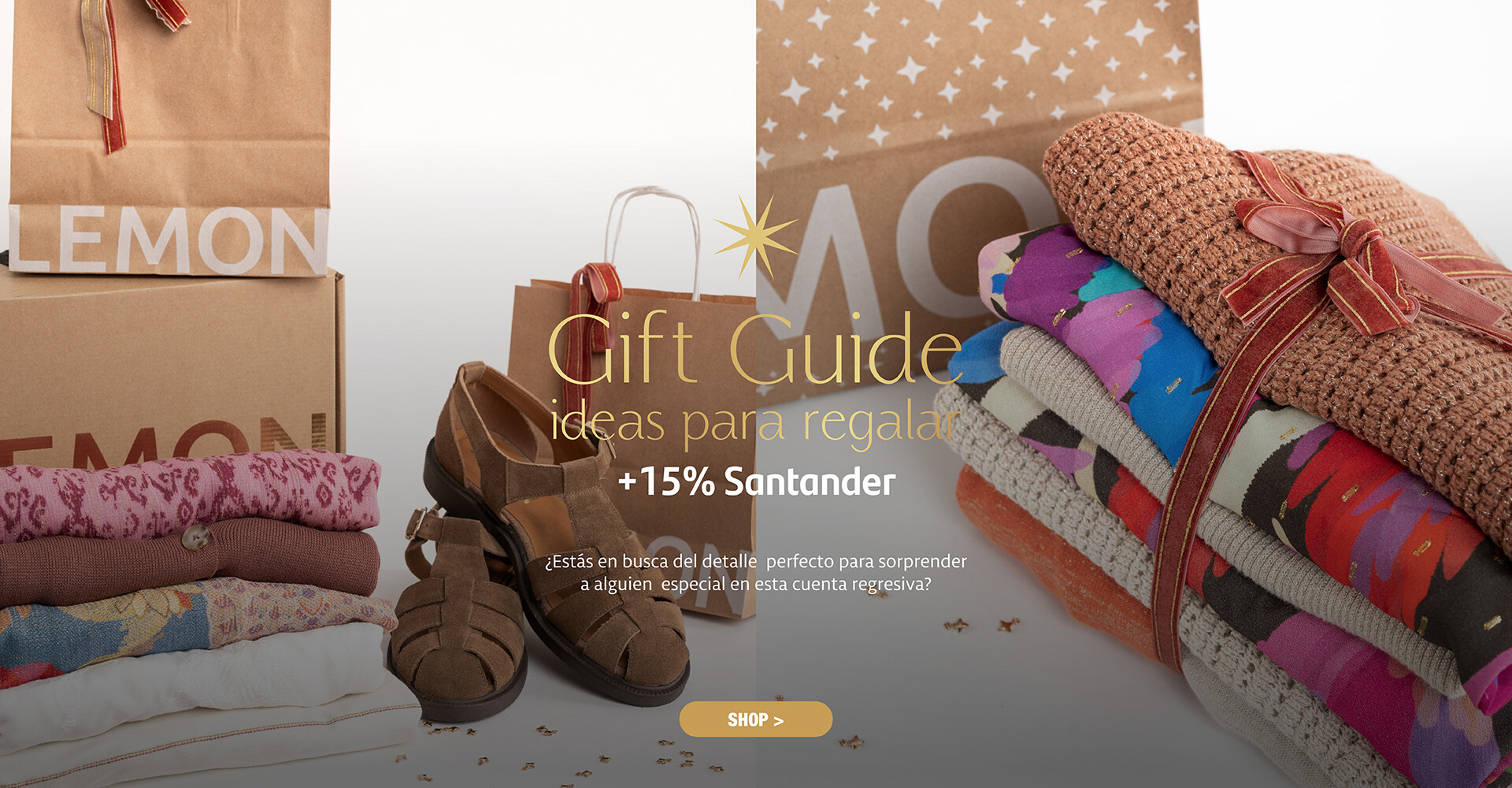 Gift guide 15% Sant.