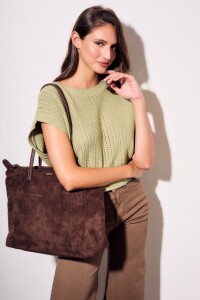 Chaleco Lurex Pistacho