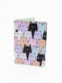 PORTAPASAPORTE CATS MULTICOLOR