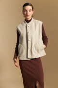 CHALECO CARMENE Beige Melange