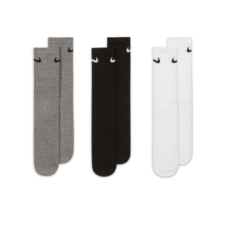 Medias Nike Everyday LTWT Crew Black/White/Grey
