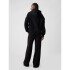 FRONT SEAM WIDE LEG PANT BLACK