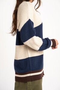 Sweater Rayado Marino