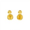 Abridores Bolita-Oro 18k-Sin piedra-AB9541 sinpiedra