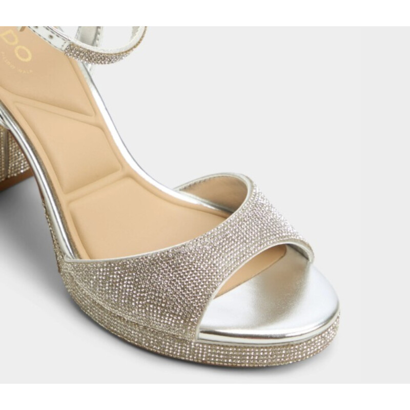 ALLURING SILVER SYNTHETIC SILVER