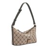 Shoulder Bag Anders Natural Logo/black