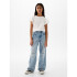 SS RUFFLE EMBRO BETTER GRPH TEE NEW OFF WHITE