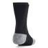 UA Velociti Run Cush 3p Crew-WHT BLK-001