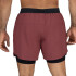 SHORT 2IN1 MEN POLY/SPX EVERLAST PIONEER 5" WINE M6 WINE