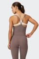 Top Fabletics Built-In Bra Tank Gris