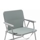 Silla Playa Plegable Portátil Con Correa Reforzada GRIS CLARO