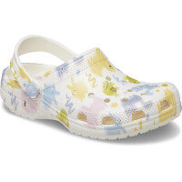 Crocs Classic Clog Pastel Pets Blanco