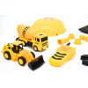 Set de construcción con casco, herramientas y vehículos Set de construcción con casco, herramientas y vehículos