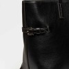 Bolso Sophie en cuero liso Negro