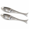 Set de 2 Cubiertos para Servir Ensalada Acero Inoxidable Diseño Pez Set de 2 Cubiertos para Servir Ensalada Acero Inoxidable Diseño Pez