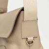 Mini bag Juliette en cuero graneado Vison