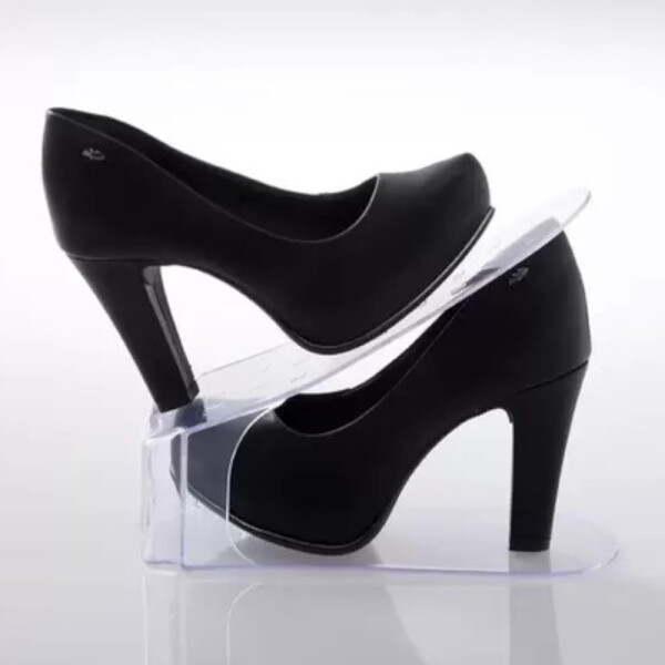 ORGANIZADOR DE CALZADO CRISTAL 25X10X12CMS BLANCO