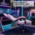 Silla Gamer Ergonomica Escritorio Reclinable Soporta 200kg Imback Blanco con Rosa Silla Gamer Ergonomica Escritorio Reclinable Soporta 200kg Imback Blanco con Rosa