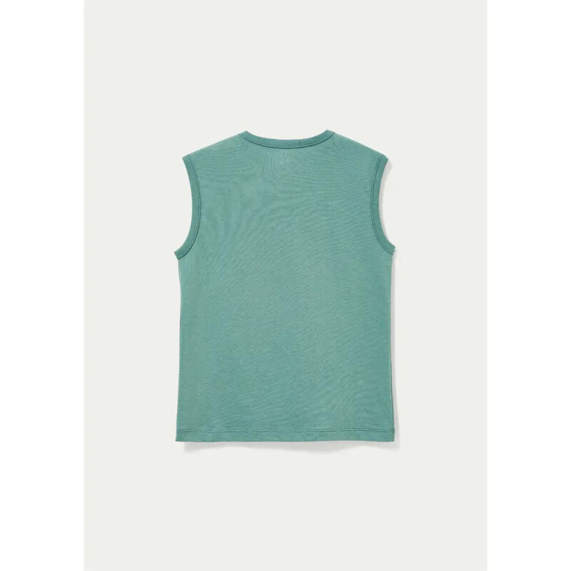 CAMISETA REGATA MASC VERDE MEDIO