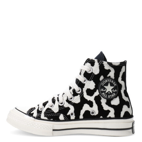 Championes Unisex Converse Chuck 70 Leopard Remix Negro - Blanco
