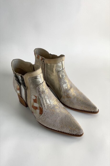 Bota Eva Gold Combinada Con Jaspeado Dorado Y Arte Bota Eva Gold Combinada Con Jaspeado Dorado Y Arte