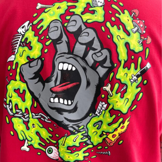 Remera Santa Cruz Slime Scream - Roja Remera Santa Cruz Slime Scream - Roja