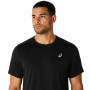 Polo Running Asics Silver SS Top Hombre Performance Black