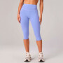 Legging The No-Seam Pureluxe Tlc High-Waisted Capri Mujer Moonlight Peri/classic White