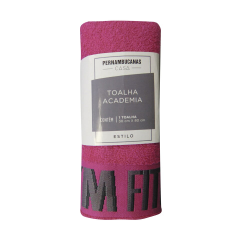 Toalla Social Sport Estampadas 30 x 80 cm ROSA FUERTE