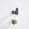 Percha acero inox negro mate Aqualia Percha Acero Inox Negro Mate Aqualia