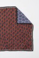 Pañuelo estampado carmesí