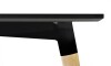Juego de comedor 6 sillas Eames 120 Negro