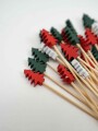 Utensillos Pinchos De Copetín Navidad, 25 Piezas Color Unico