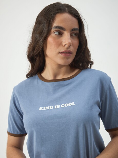 REMERA COOL AZUL