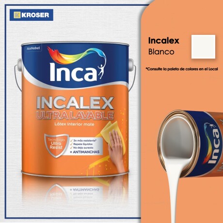 ZZ INCALEX ULTRALAVABLE BLANCO 4L INCA ++ N/a