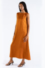 LARA LONG DRESS Rum