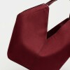 Bolso Josephine en efecto gamuza Bordeaux