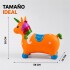 Unicornio Saltarín Inflable Infantil 58 x 55 cm Naranja