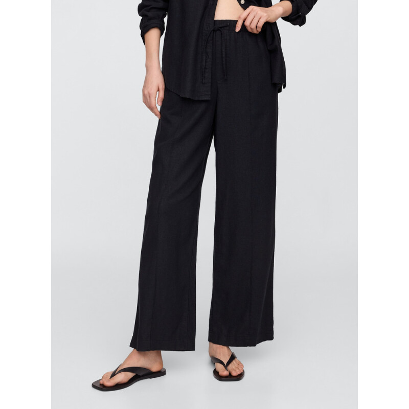 V-LINEN PULL ON WL TRUE BLACK V2