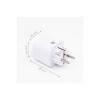 Enchufe inteligente Shelly Plug M Gen3 Wi-Fi color blanco Enchufe Inteligente Shelly Plug M Gen3 Wi-fi Color Blanco
