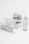 Set de frascos de viaje 4 pcs gris