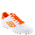 Championes de Fútbol 11 Infantiles Umbro Touch HG Blanco - Anaranjado