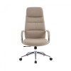 Silla de oficina Cromada 4 Posiciones - Le Mans Marrón