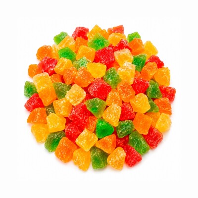 FRUTA GLASEADA ENTERA 100G Fruta Glaseada Entera