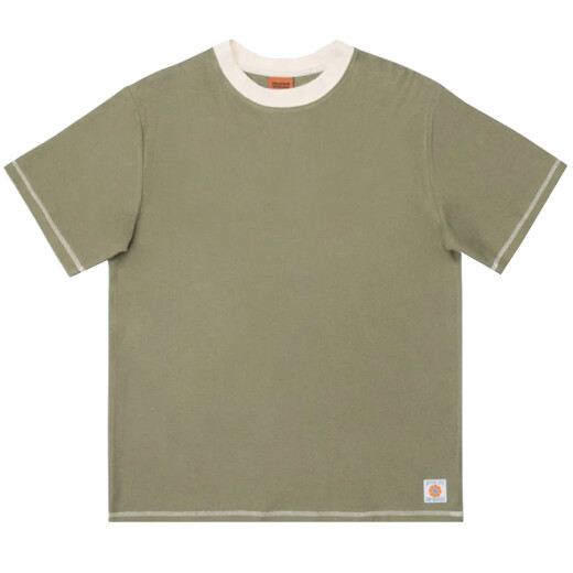 Remera Rhythm Contrast Vintage Terry - Verde Remera Rhythm Contrast Vintage Terry - Verde