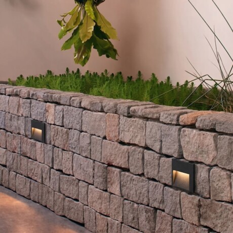 LEA1033 Luminaria LED 2W De Escalera Toronto Negro