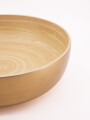 BOWL DE BAMBÚ DORADO
