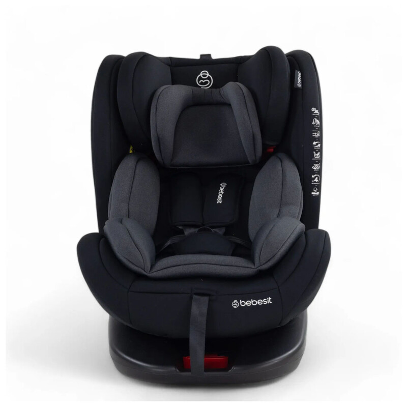 Silla de auto Bebesit Saturn Giro 360º Grey Silla de auto Bebesit Saturn Giro 360º Grey