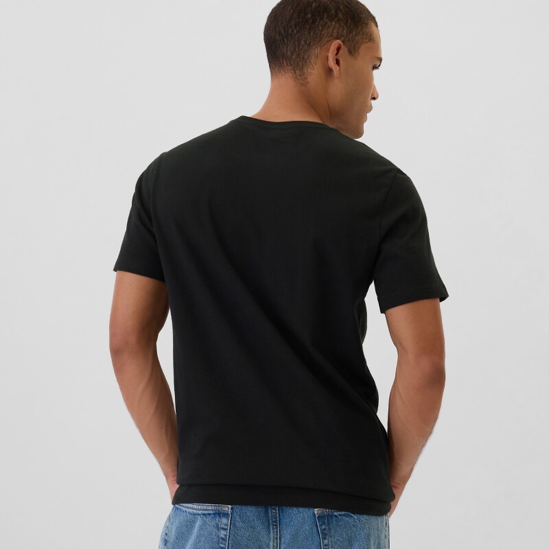 V-FRCH EVERYDAY SOFT MICRO LOGO CREW TRUE BLACK V2