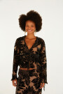 BLUSA MANGA LARGA Negro